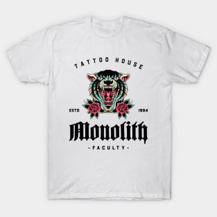 Tattoo House Panther Logo Urban Streetwear T-Shirt